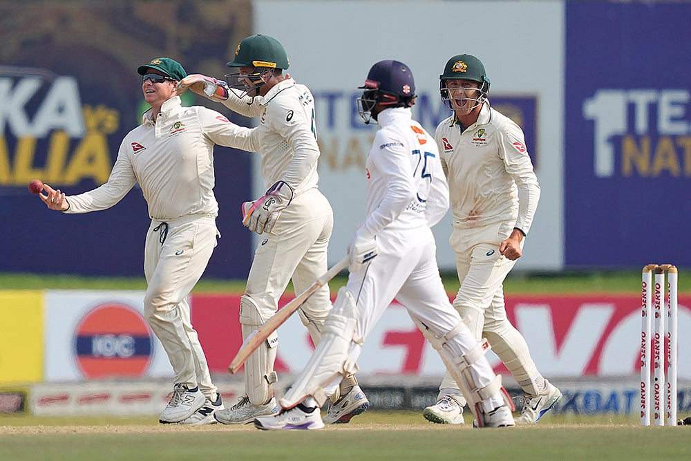 Sri Lanka and Australia Cricket SL Vs AUS 2nd Test Day 3 photos from Galle: Steven Smith