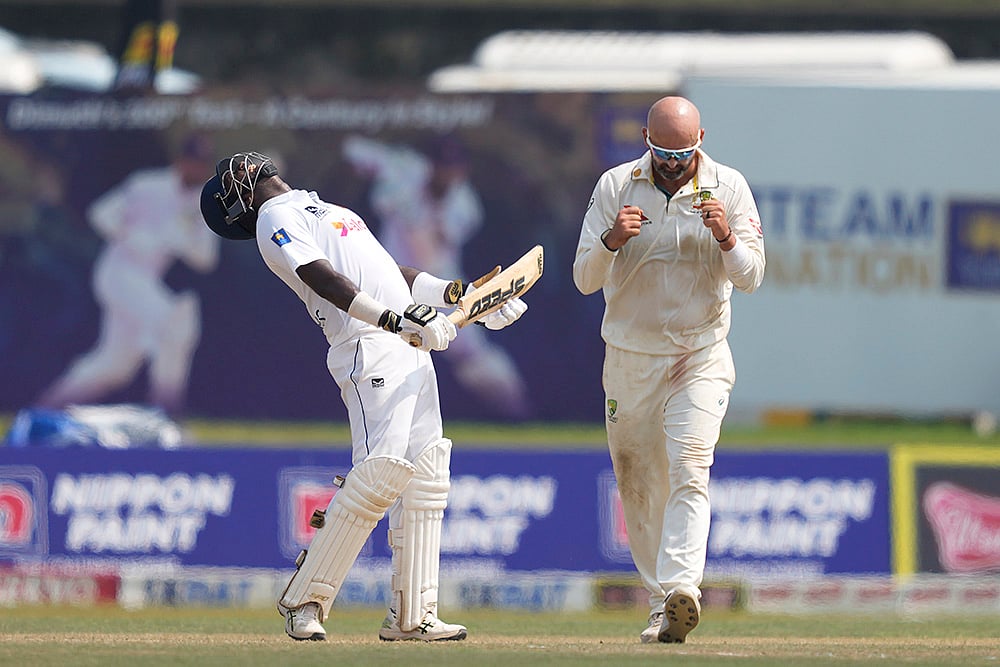 Sri Lanka and Australia Cricket SL Vs AUS 2nd Test Day 3 photos from Galle: Nathan Lyon
