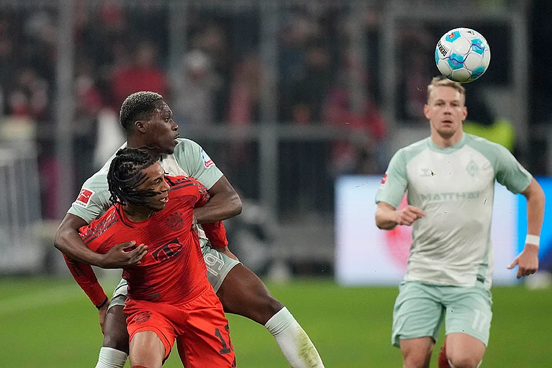 Germany Soccer Bundesliga Bayern Munich vs Werder Bremen: Michael Olise
