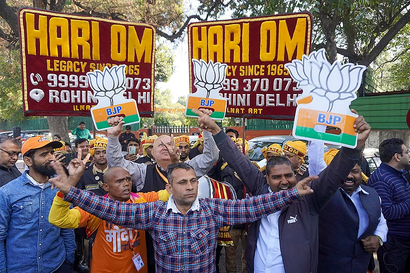 Delhi Polls Counting Day: BJP office