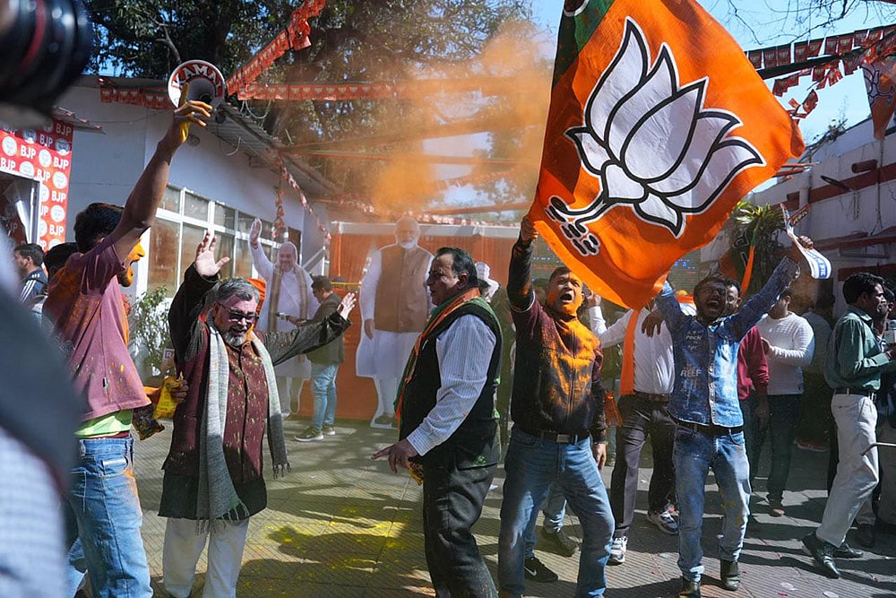 Delhi Assembly Elections Delhi Polls 2025: BJP celebrations in Delhi