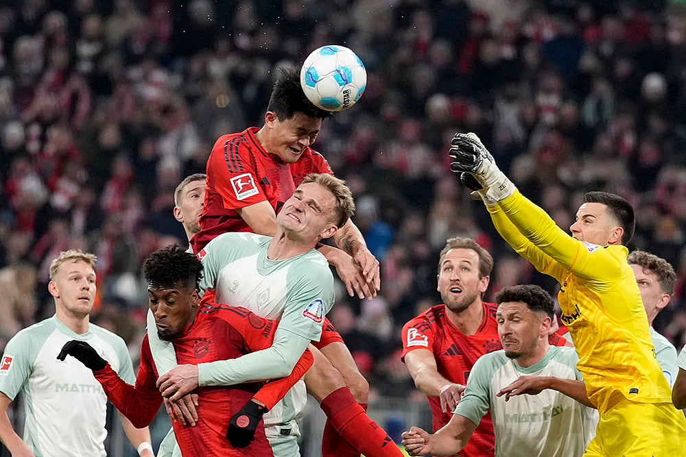 Germany Soccer Bundesliga Bayern Munich vs Werder Bremen: Michael Zetterer