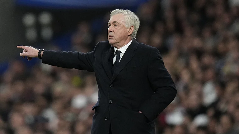 Real Madrid head coach Carlo Ancelotti - null