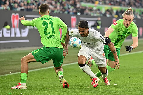 German Bundesliga Soccer Match: Wolfsburg vs Bayer Leverkusen