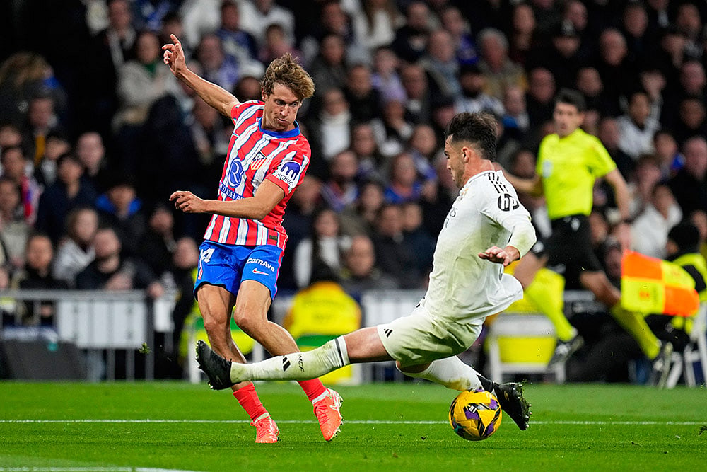 La Liga Soccer Match: Real Madrid vs Atletico Madrid
