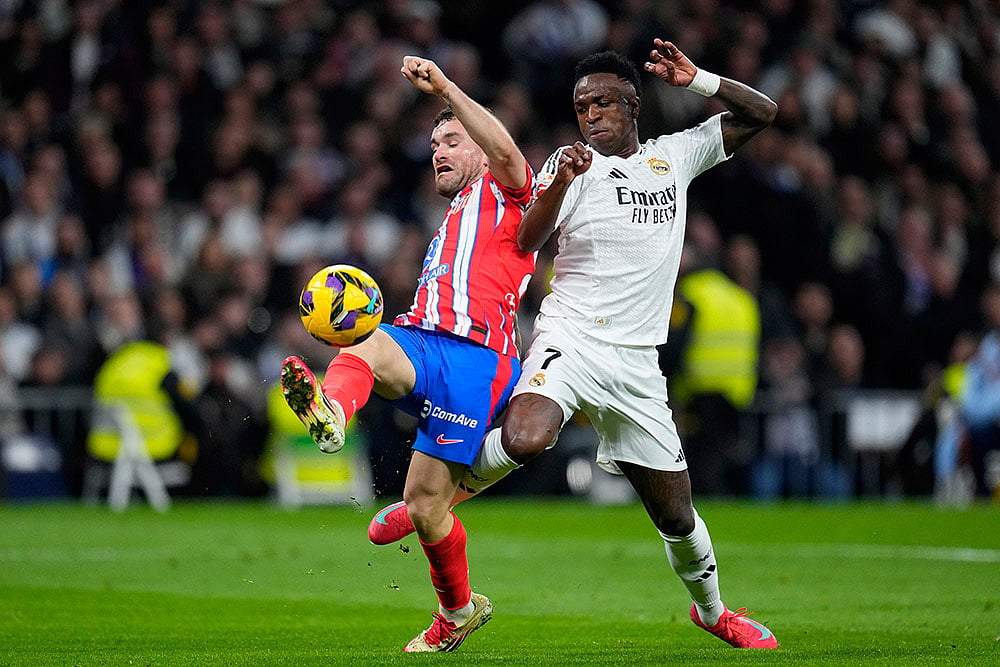 Spanish La Liga Soccer Match: Real Madrid vs Atletico Madrid
