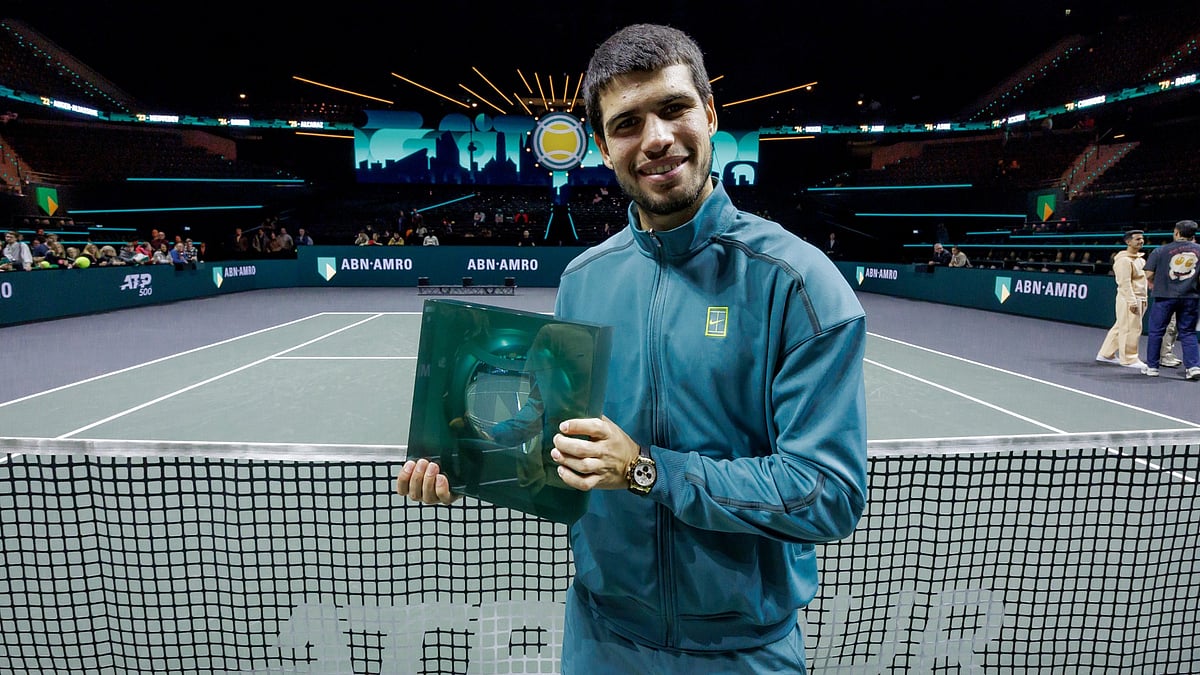 Rotterdam Open champion Carlos Alcaraz