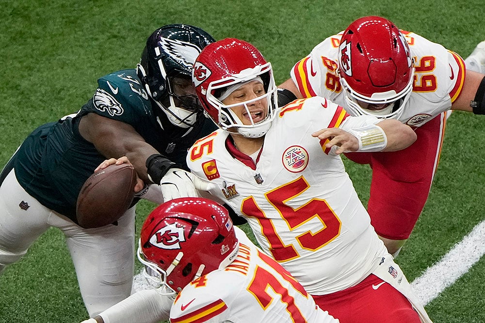 NFL Super Bowl LIX Football Philadelphia Eagles vs Kansas City Chiefs: 
