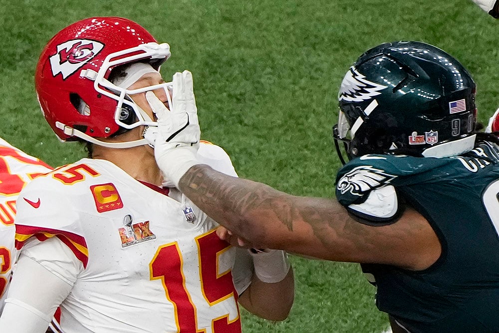 NFL Super Bowl LIX Football Philadelphia Eagles vs Kansas City Chiefs: Jalen Carter