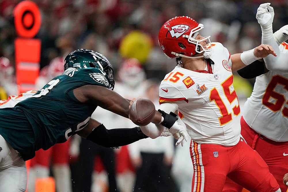 NFL Super Bowl LIX Football Philadelphia Eagles vs Kansas City Chiefs: Milton Williams