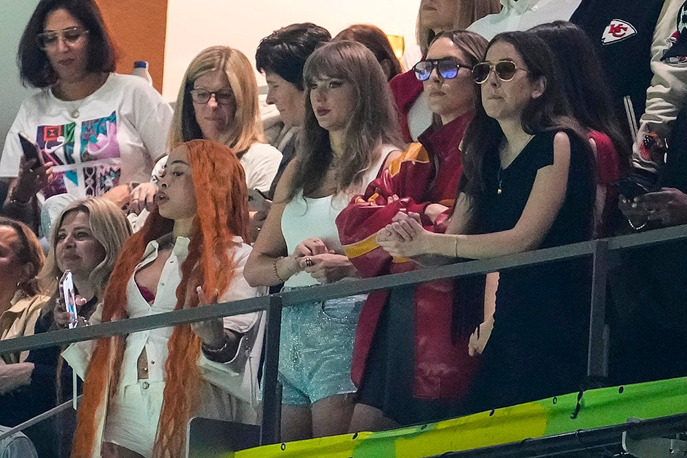 NFL Super Bowl 59 football game Philadelphia Eagles vs Kansas City Chiefs: Ice Spice, Taylor Swift