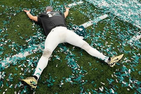 Eagles punter Braden Mann.