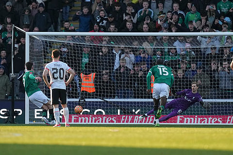 FA Cup Fourth Round: Plymouth Argyle's Ryan Hardie scores his side's first goal 