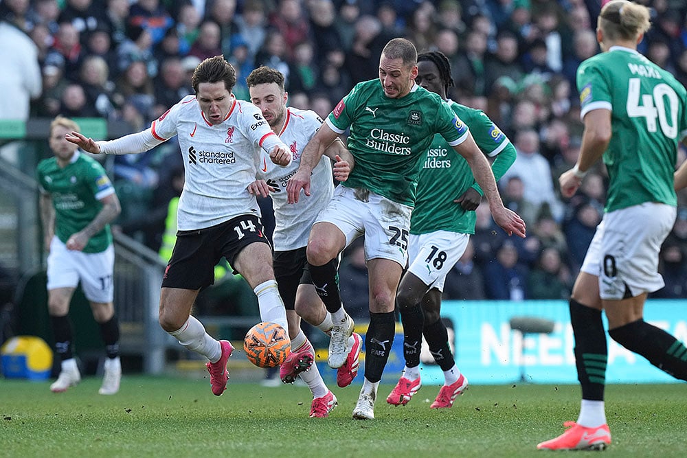 FA Cup Fourth Round Football match Plymouth Argyle vs Liverpool: Federico Chiesa