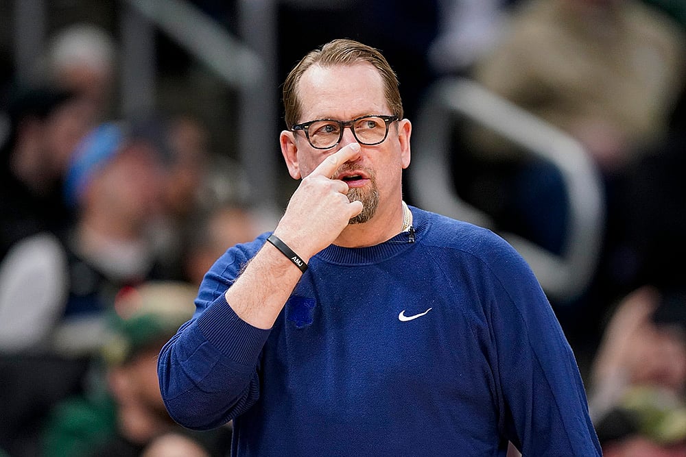 NBA basketball game Milwaukee Bucks vs Philadelphia 76ers: Nick Nurse