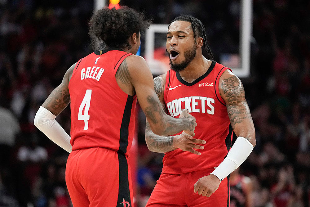 NBA basketball game Houston Rockets vs Toronto Raptors: Cam Whitmore