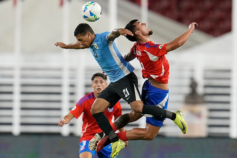 Chile U20 vs Uruguay U20 Soccer South American U20 Championship: Jorge Severo 