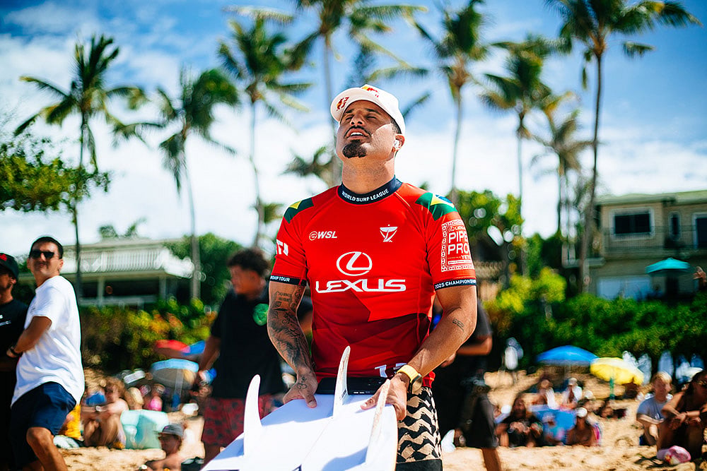 World Surf League 2025 in Oʻahu, Hawaii, USA_Italo Ferreira