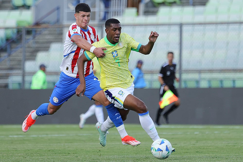 Paraguay U20 vs Brazil U20 Soccer South American U20 Championship: Rayan 