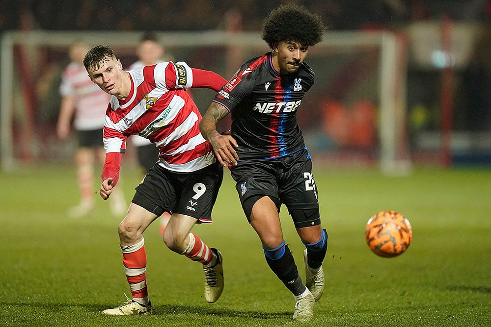Britain Soccer FA Cup Doncaster Rovers and Crystal Palace match: Chris Richards