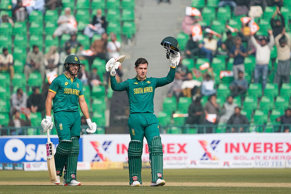Pakistan Tri-Series Cricket Match 2 New Zealand and South Africa NZ Vs SA ODI_Mathew Breetzke