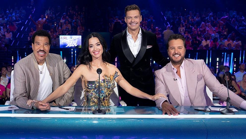 Katy Perry as a a judge on American Idol