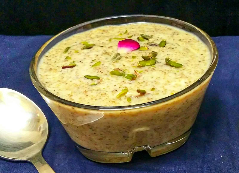 Rajgir and Rose Petals ki Kheer