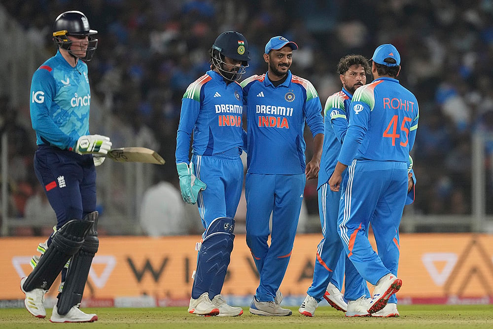India Vs England IND vs ENG 3rd ODI Cricket Live Pics From Ahmedabad:  Kuldeep Yadav