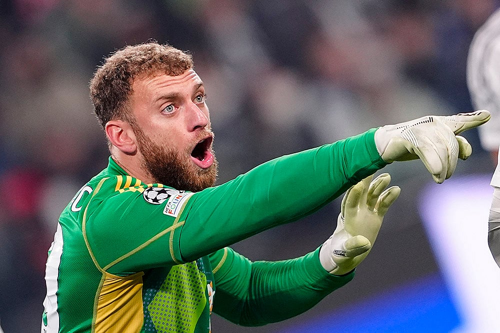 Italy Soccer Champions League playoff first leg Juventus and PSV Eindhoven: Michele Di Gregorio