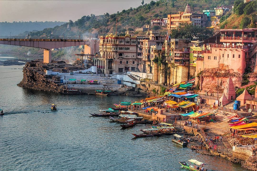 Omkareshwar Temple at (Madhya Pradesh)