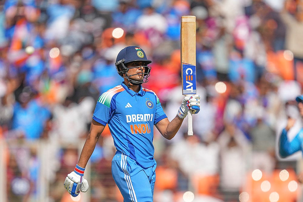 India Vs England IND vs ENG 3rd ODI Cricket Live Pics From Ahmedabad: Shubman Gill 