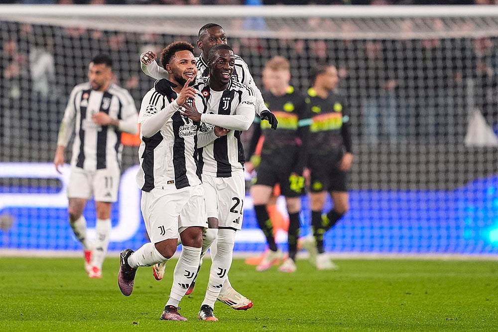 Italy Soccer Champions League playoff first leg Juventus and PSV Eindhoven: Weston McKennie