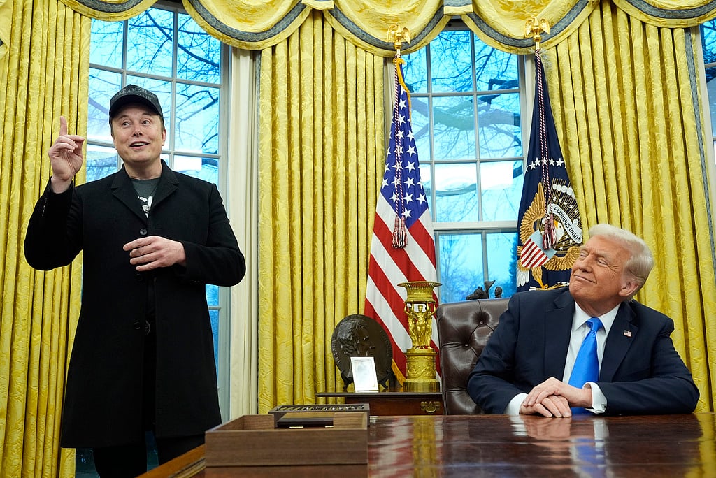 | Photo: AP : In Meeting For DOGE, Musk-Trump Discuss 'Large-Scale' Staff Cuts 