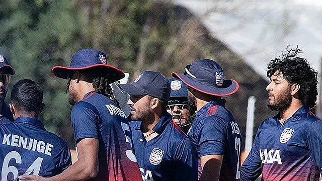 The United States cricket team.