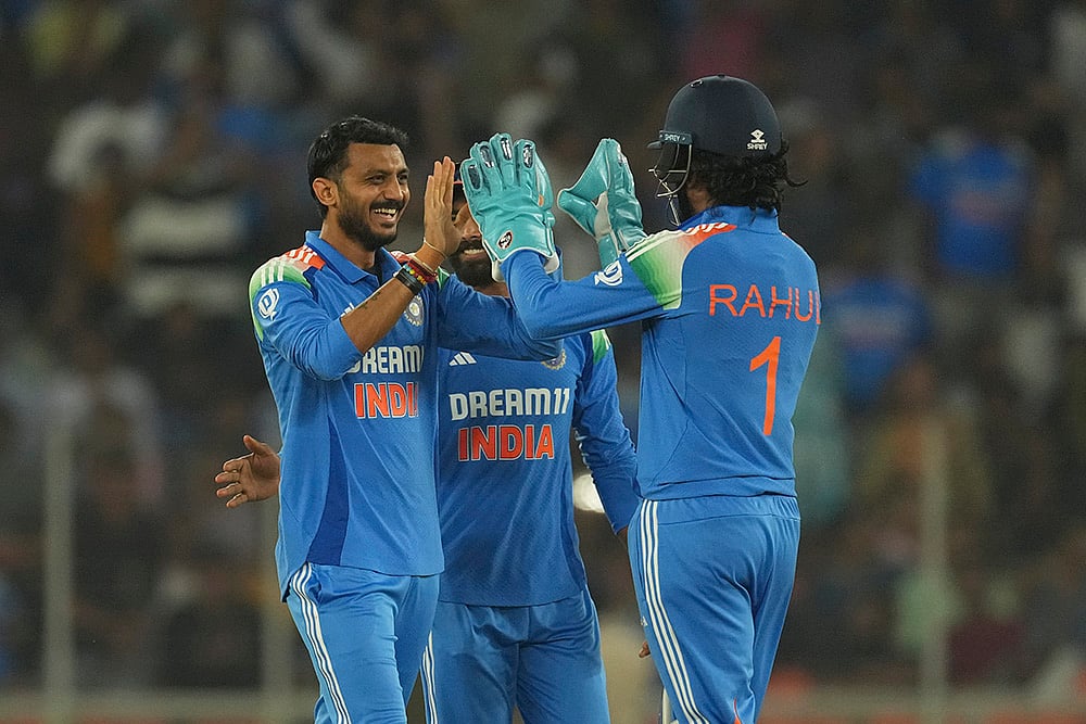 India Vs England IND vs ENG 3rd ODI Cricket Live Pics From Ahmedabad: Axar Patel 