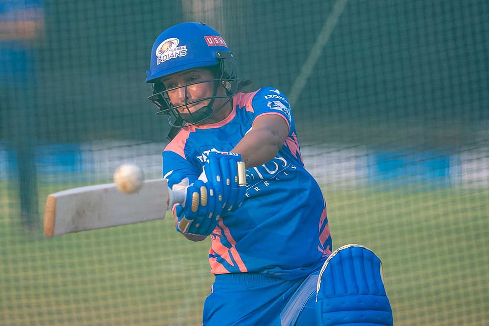 Womens Premier League WPL 2025 Mumbai Indians MI Training photos: Harmanpreet Kaur