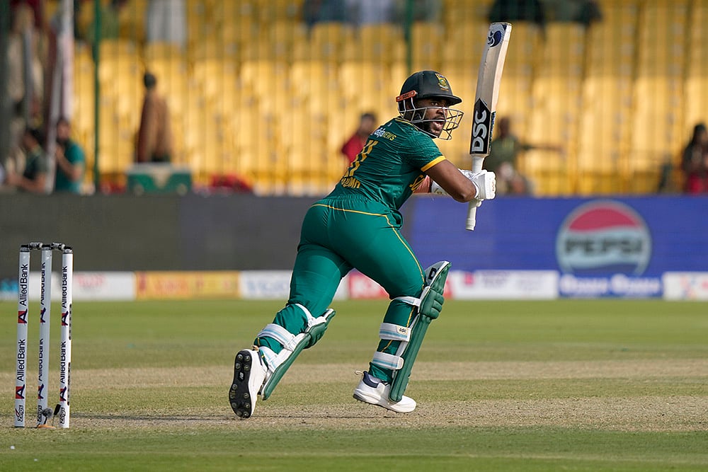 Pakistan Tri-series ODI cricket Pakistan vs South Africa match Pics: Temba Bavuma