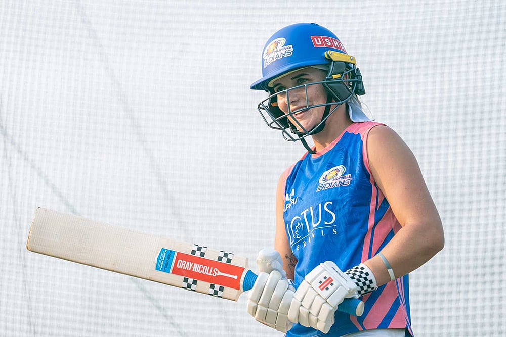 Womens Premier League WPL 2025 Mumbai Indians MI Training photos: Amelia Kerr