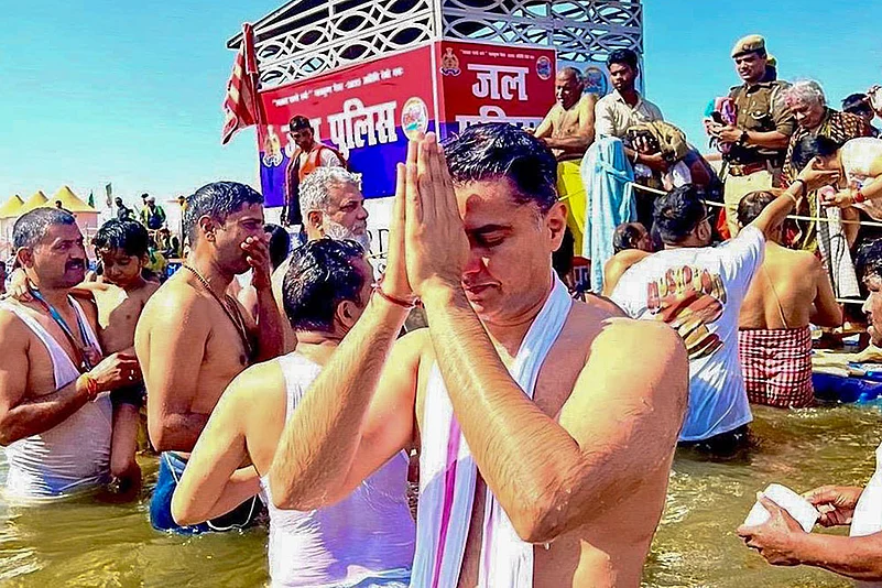 Sachin Pilot at Prayagraj