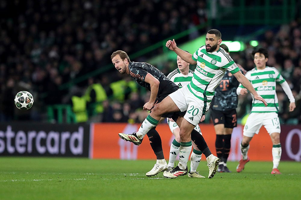 Britain Soccer Champions League playoff first leg Celtic Glasgow Vs Bayern Munich: Harry Kane