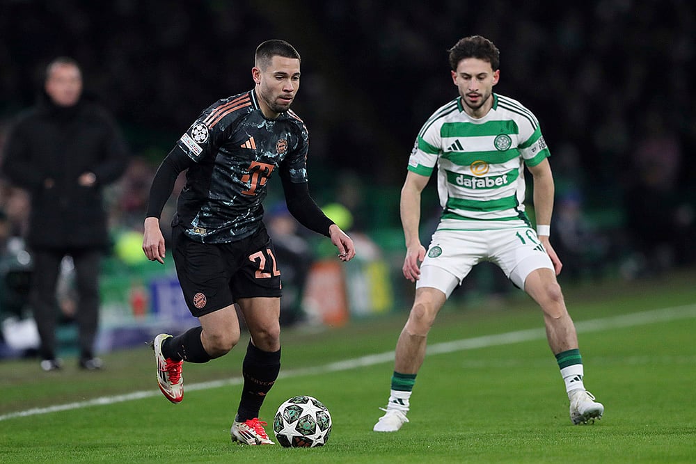 Britain Soccer Champions League playoff first leg Celtic Glasgow Vs Bayern Munich: Raphael Guerreiro