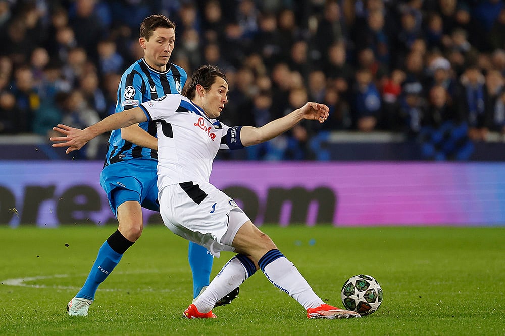 Belgium Soccer Champions League playoff first leg Club Brugge vs Atalanta:  Hans Vanaken