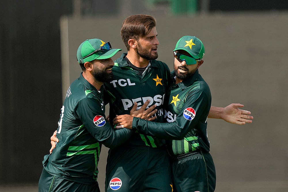 Pakistan Tri-series ODI cricket Pakistan vs South Africa match Pics: Shaheen Shah Afridi