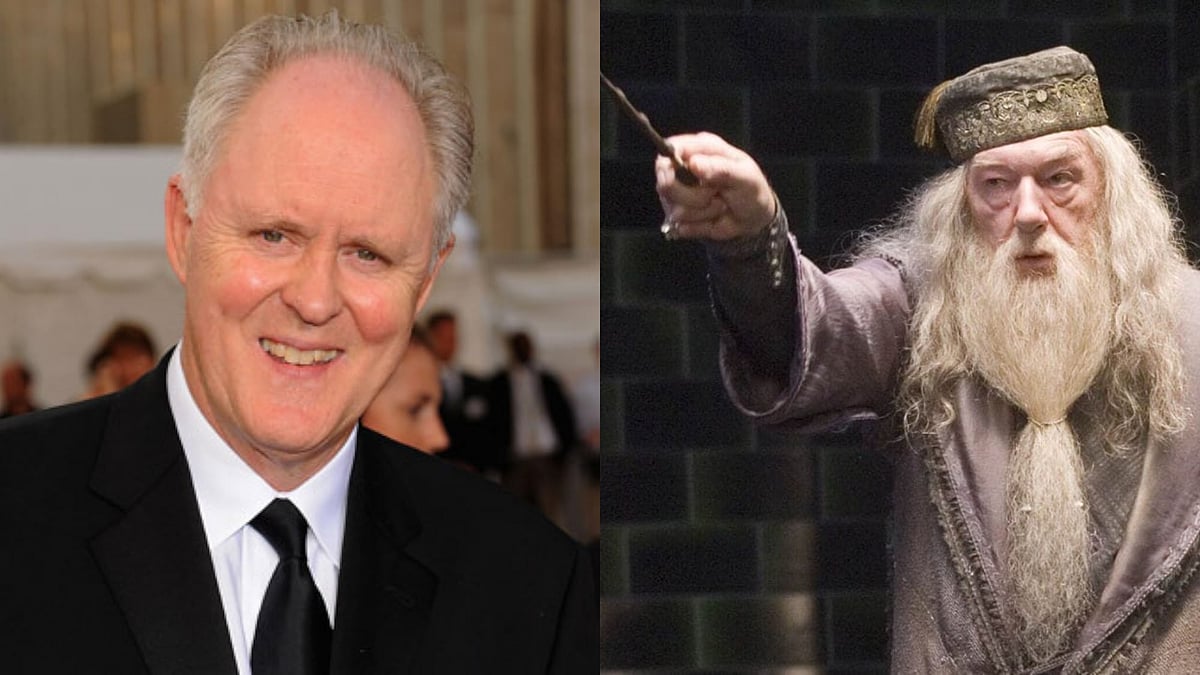 IMDb, Instagram : John Lithgow (L), Professor Albus Dumbledore from Harry Potter (R)