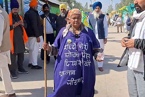 Farmers at Shambhu border