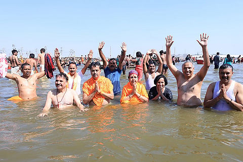 Manika Saha at Maha Kumbh