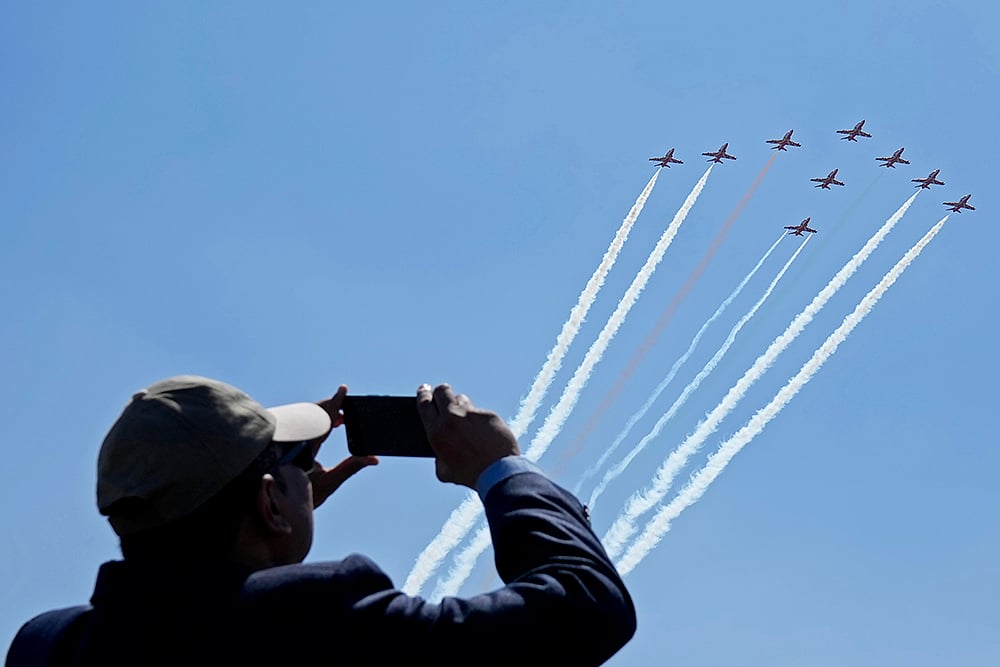 15th edition of Aero India 2025 Air Show at Yelahanka air base in Bengaluru: 