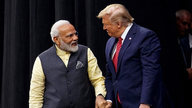 PTI : PM Modi with US President Donald Trump