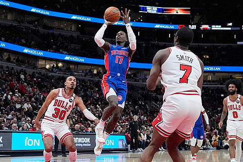 NBA Basketball: Chicago Bulls vs Detroit Pistons