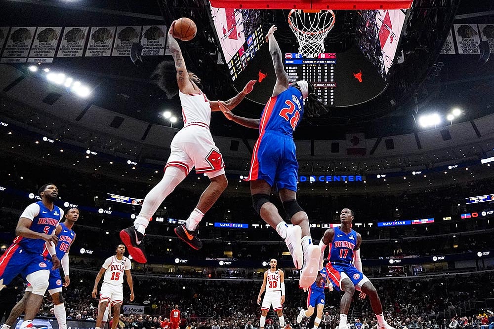NBA Basketball: Chicago Bulls vs Detroit Pistons